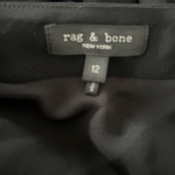 NEW Rag & Bone Neeva Japanese Crepe One shoulder Dress Size 12 - Picture 11 of 12